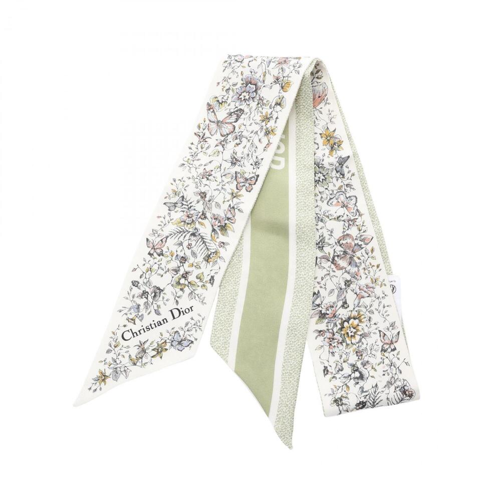Christian Dior Dior Mitzah Butterfly Around the World Ribbon Scarf/Muffler, S...